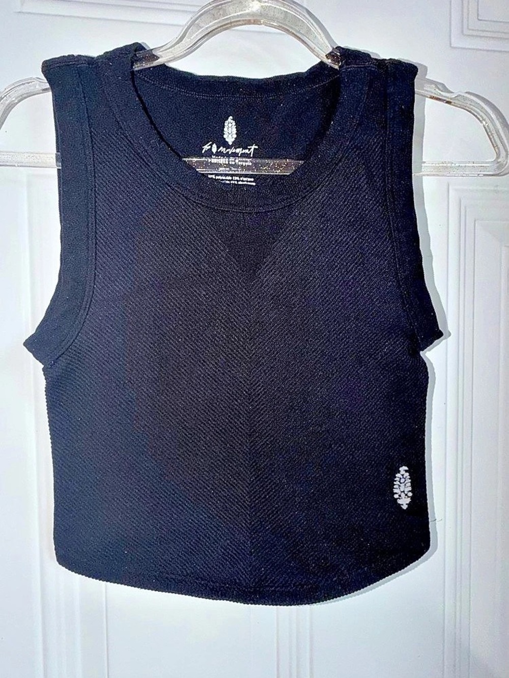 Free People Black Muscle Tee Size XS